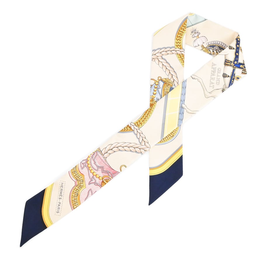 【中古A品】  エルメス ツイリー   シルク 元町本店