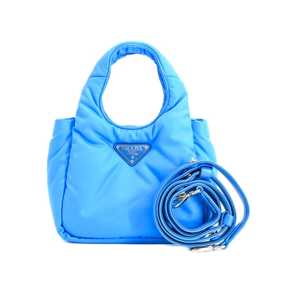 【中古A品】  プラダ Re-Nylonパテッドミニバッグ  1BA359 リナイロン THE YOKOHAMA FRONT