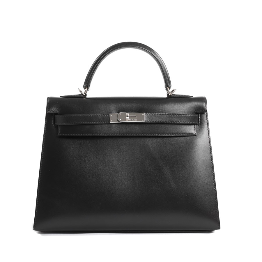 【中古A品】  エルメス ケリー32   ボックスカーフ 銀座