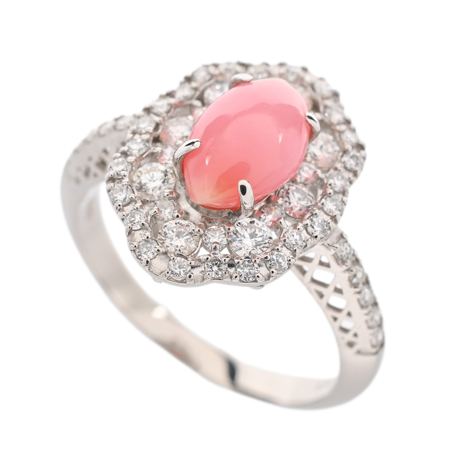 【中古A品】  ノンブランドジュエリー コンクパール リング   プラチナ950 元町本店