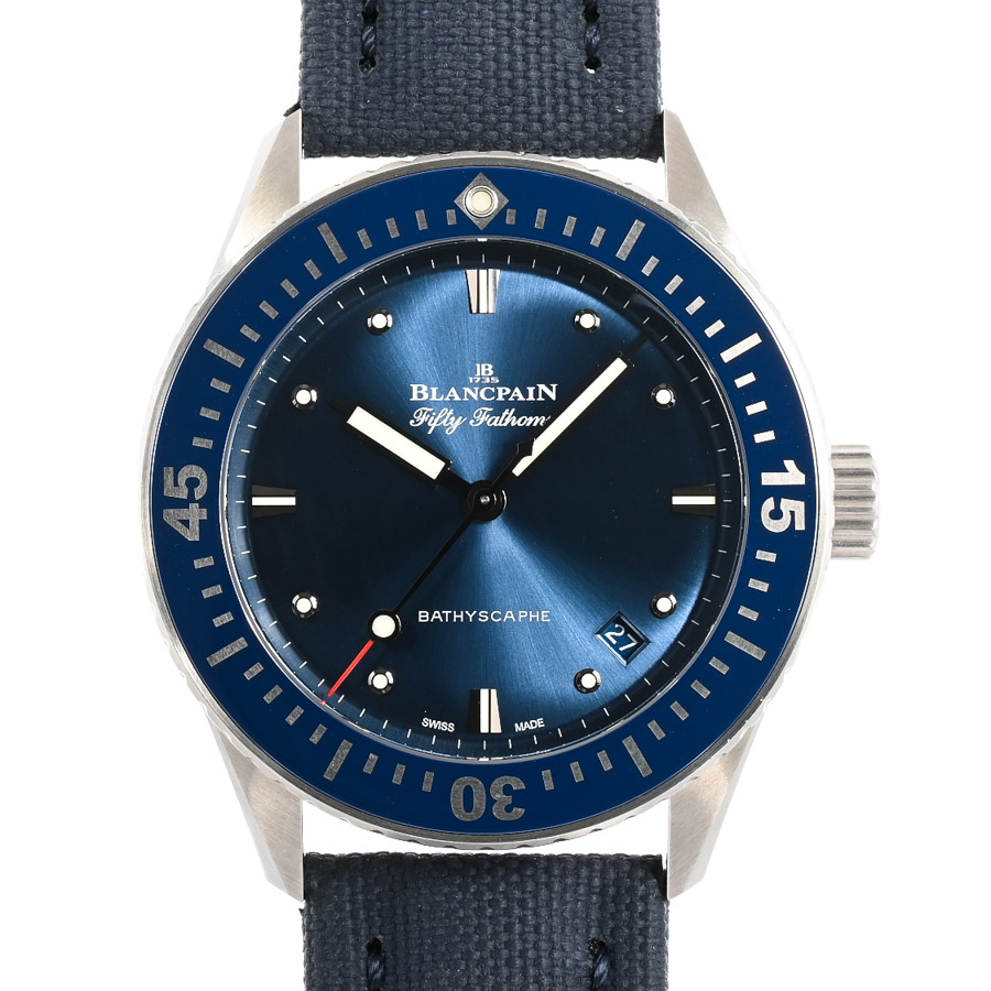 【中古A品】  ブランパン フィフティファゾムス  5100-1140-O52A ステンレス 銀座