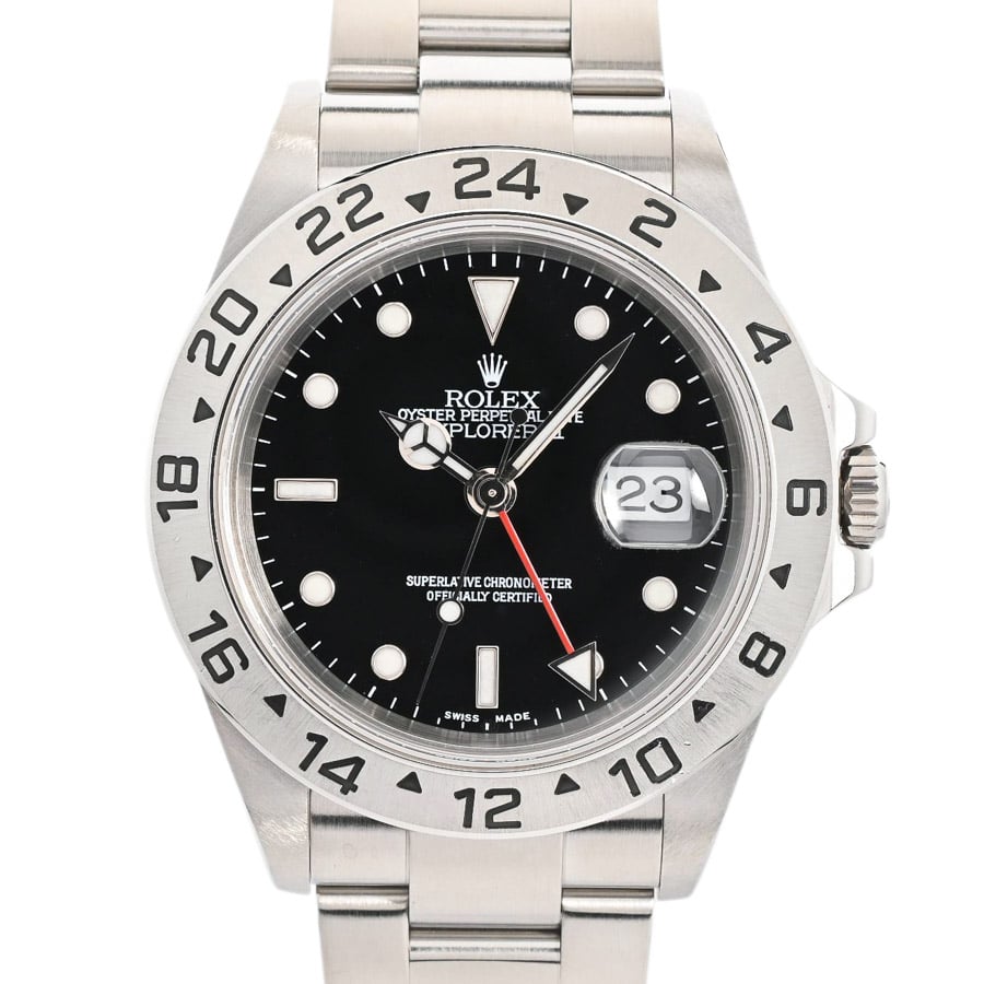 エクスプローラー2 ブラック ケース:約40mm/ブレスサイズ:約18cm