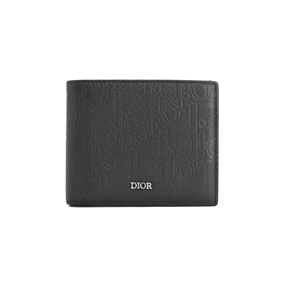 【中古AB品】  ディオール コインケース付ウォレット  2ESBC027FLG_H00N カタオシレザー 横浜関内店