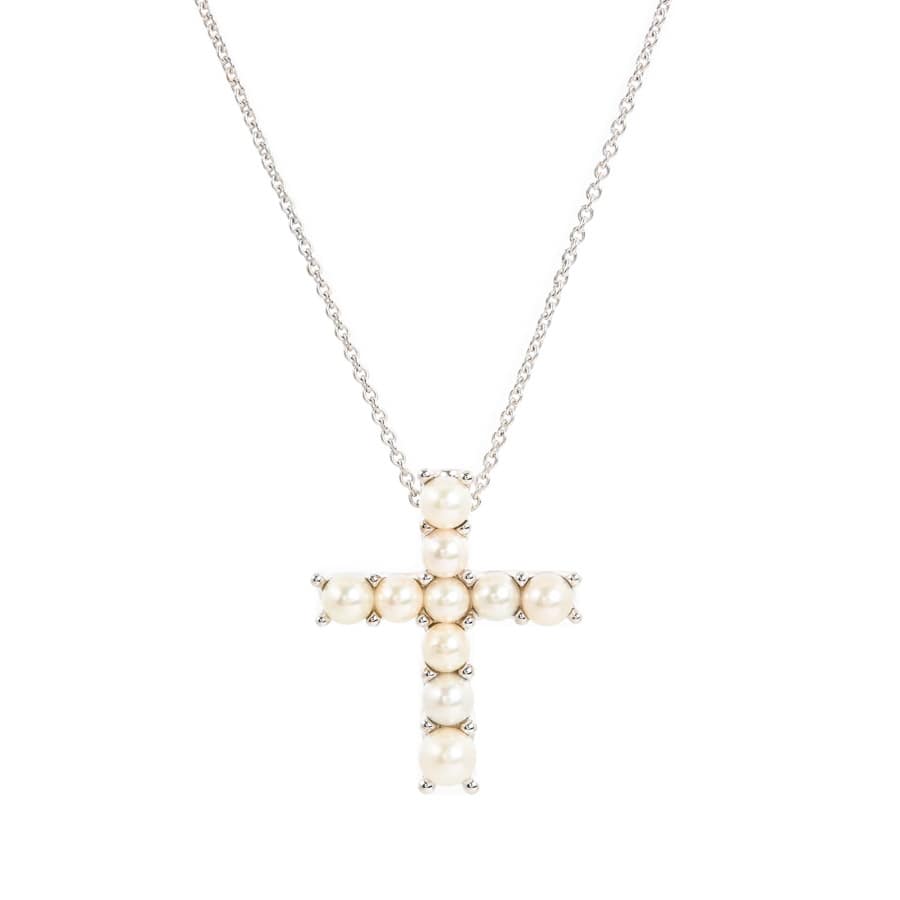 【中古A品】  ミキモト パール ネックレス   K18ホワイトゴールド 横浜関内店