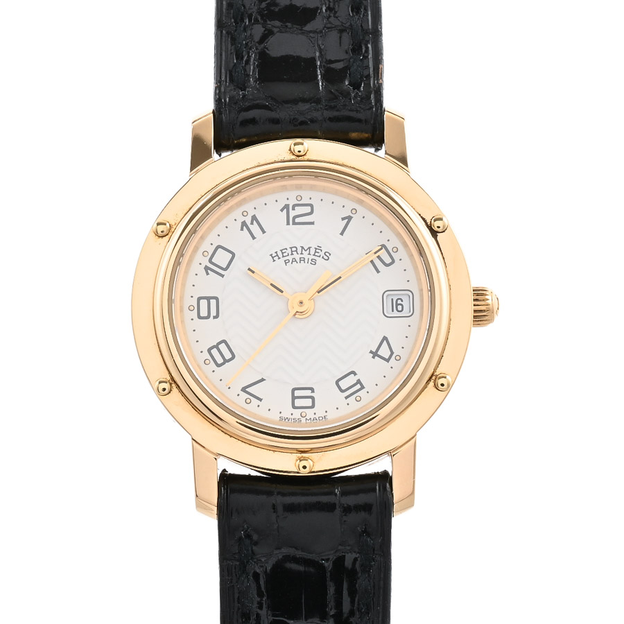 【中古A品】  エルメス クリッパー  CL4.285 イエローゴールド THE YOKOHAMA FRONT