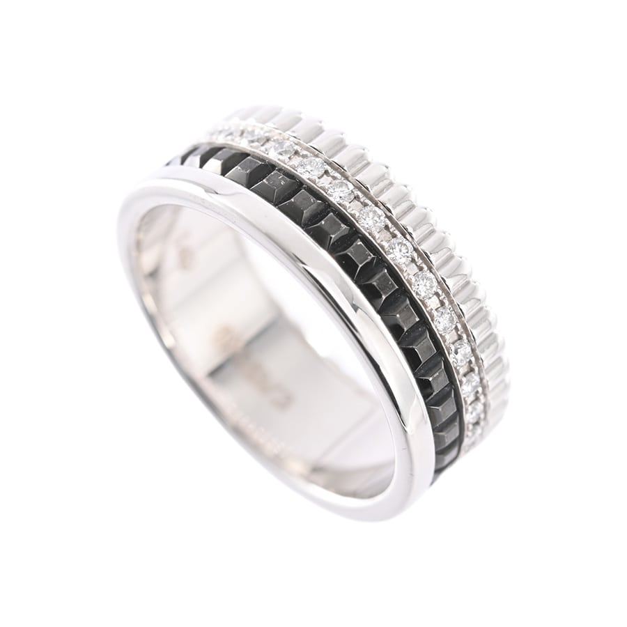 【中古A品】  ブシュロン キャトルブラック  JRG01791 K18ホワイトゴールド 銀座