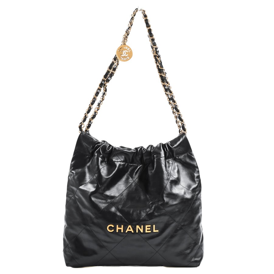【中古A品】  シャネル CHANEL22スモールハンドバッグ CHANEL22 AS3260 カーフ 元町本店