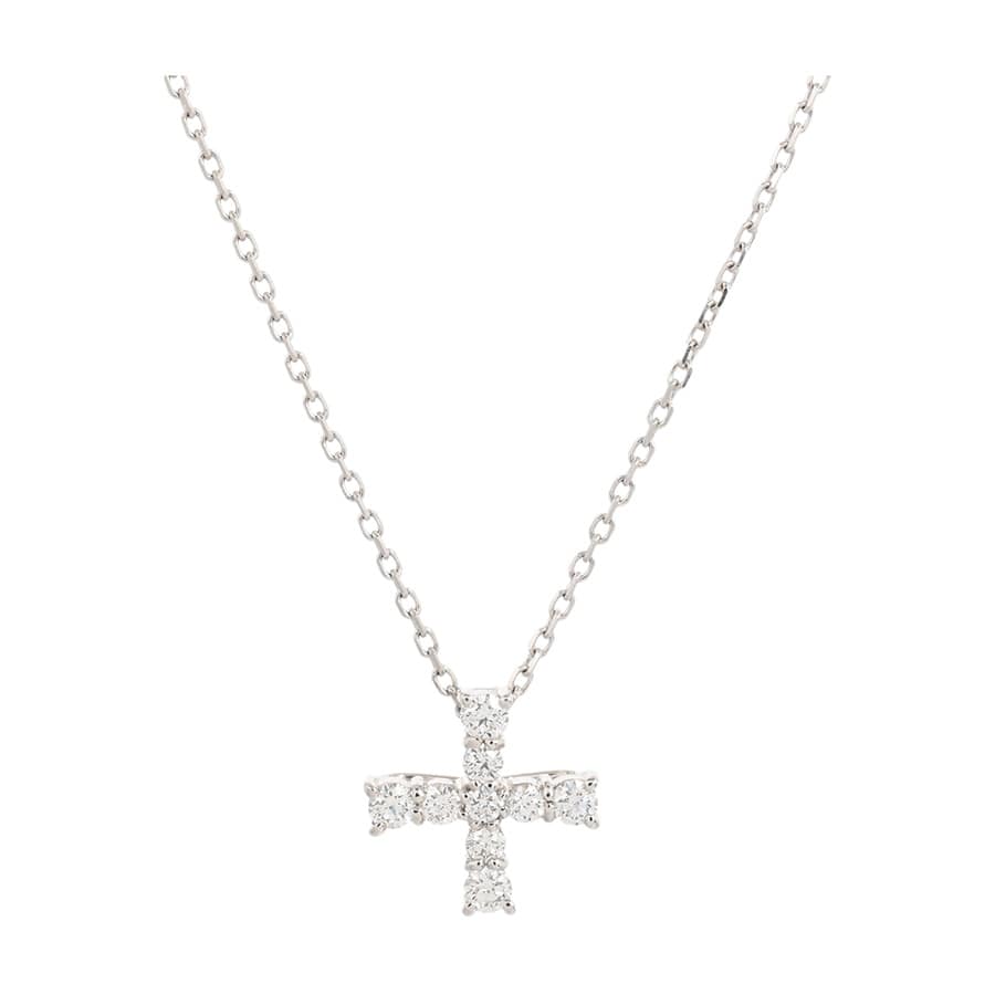 【中古A品】  ミキモト クロス   K18ホワイトゴールド THE YOKOHAMA FRONT
