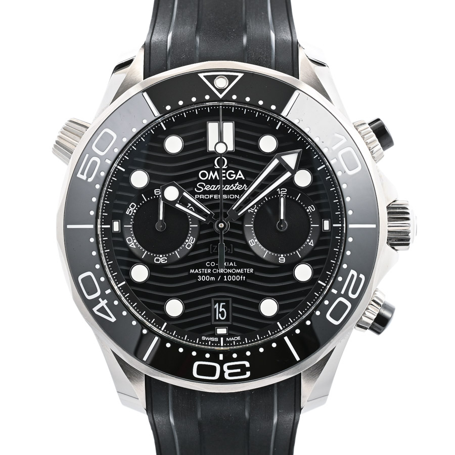 【中古A品】  オメガ シーマスターダイバー300m マスタークロノメーター クロノグラフ  210.32.44.51.01.001 ステンレス 元町本店