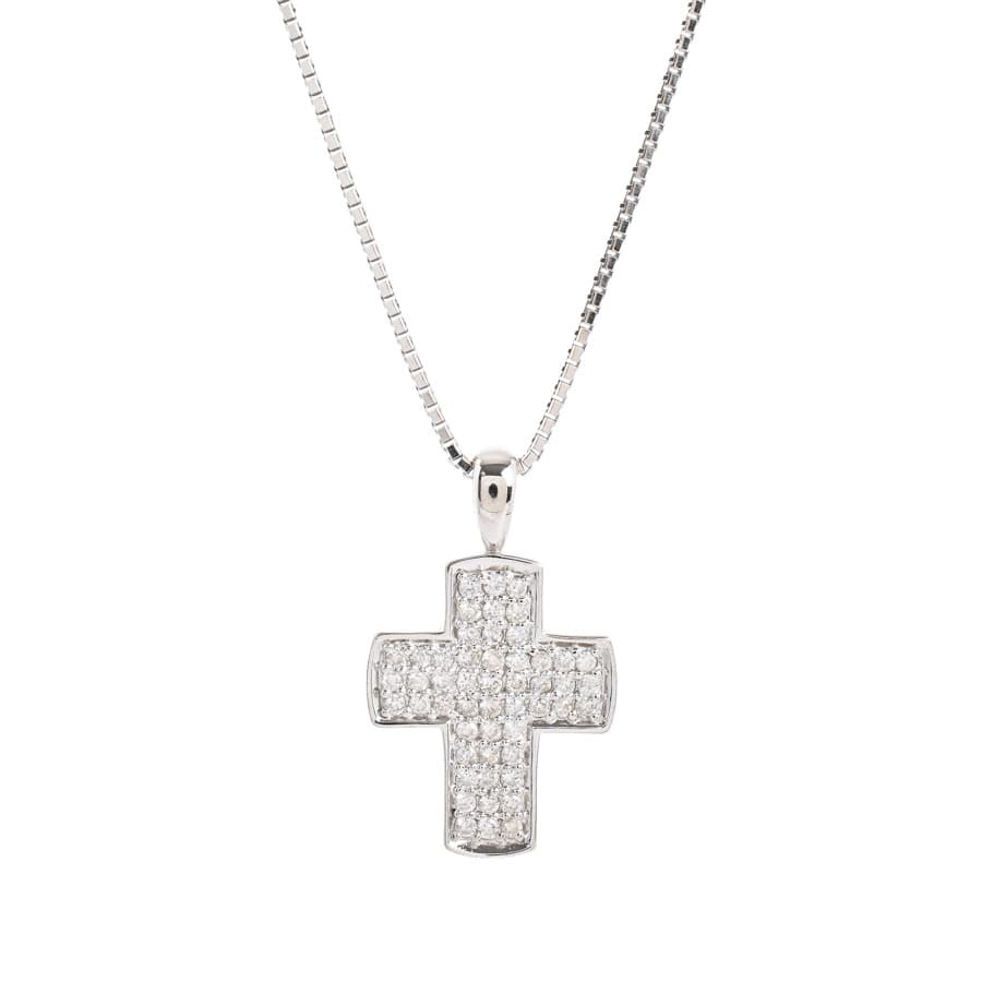 【中古A品】  ノンブランドジュエリー ダイヤ ネックレス   K18ホワイトゴールド 横浜関内店