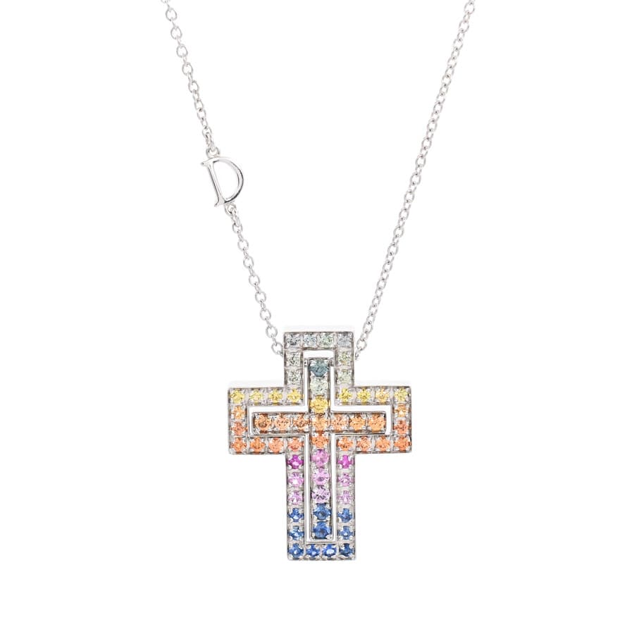 【中古A品】  ダミアーニ ベルエポック レインボー  20091750 K18ホワイトゴールド 元町本店