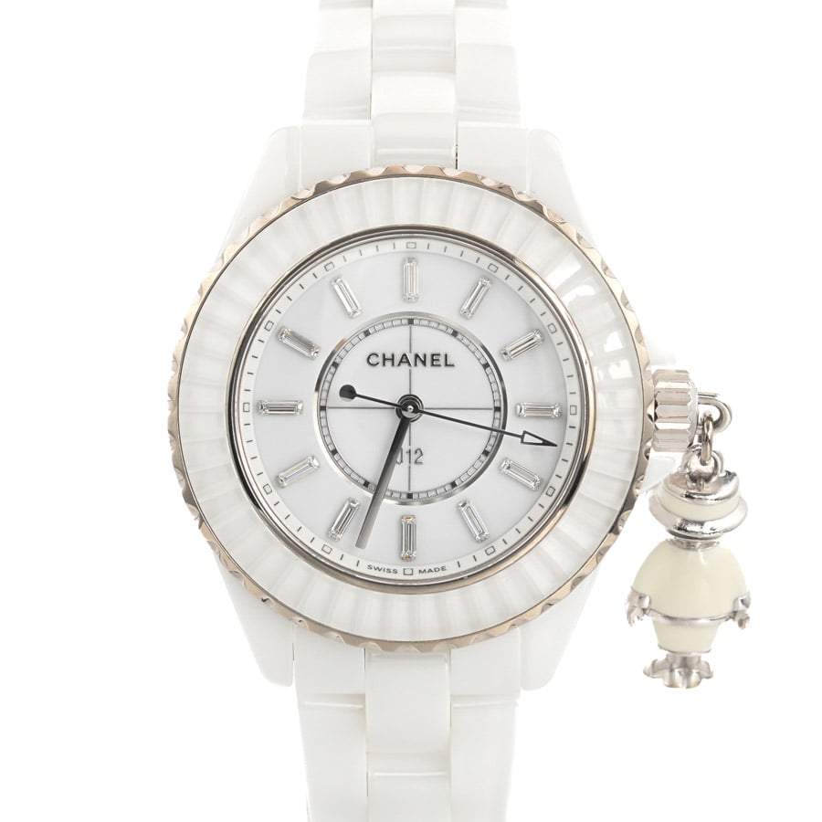 【中古A品】  シャネル マドモアゼル J12 アクテ2  H6478 セラミック 銀座