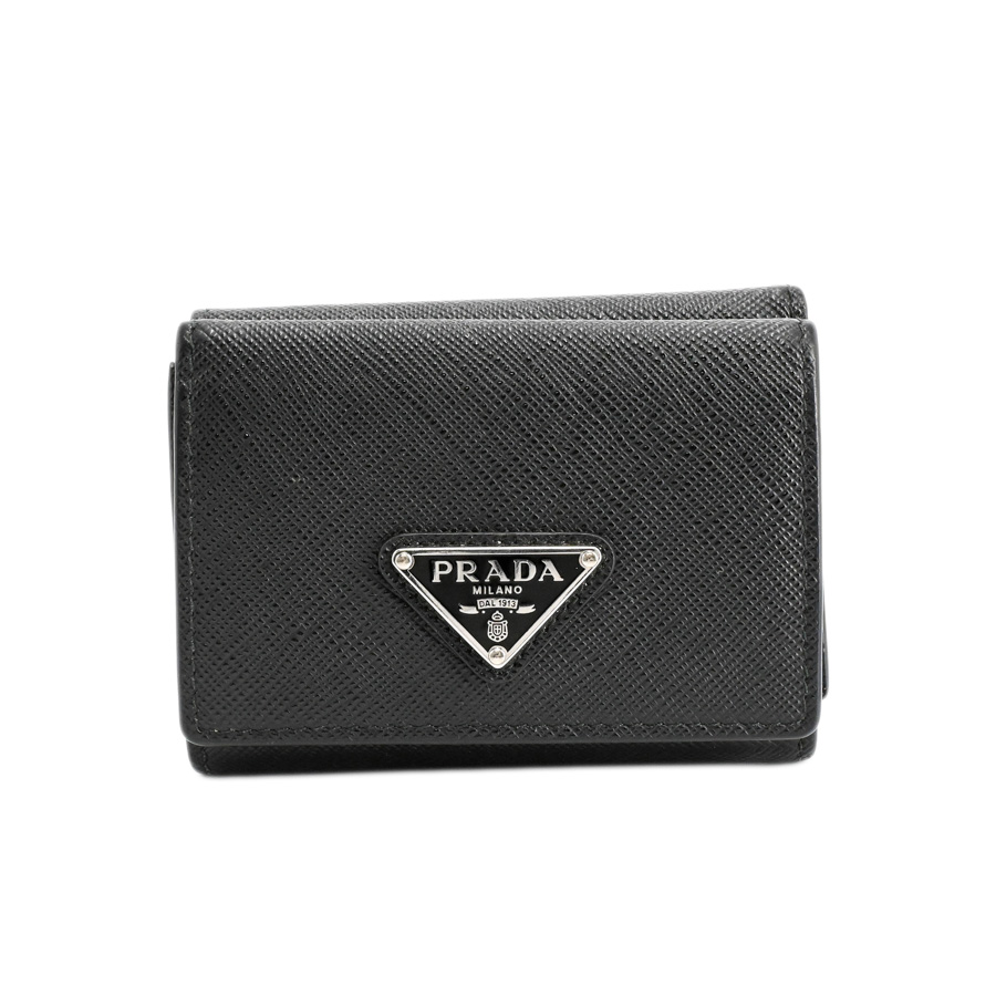 【中古AB品】  プラダ サフィアーノトライアングル財布  2MH042 サフィアノ 横浜関内店