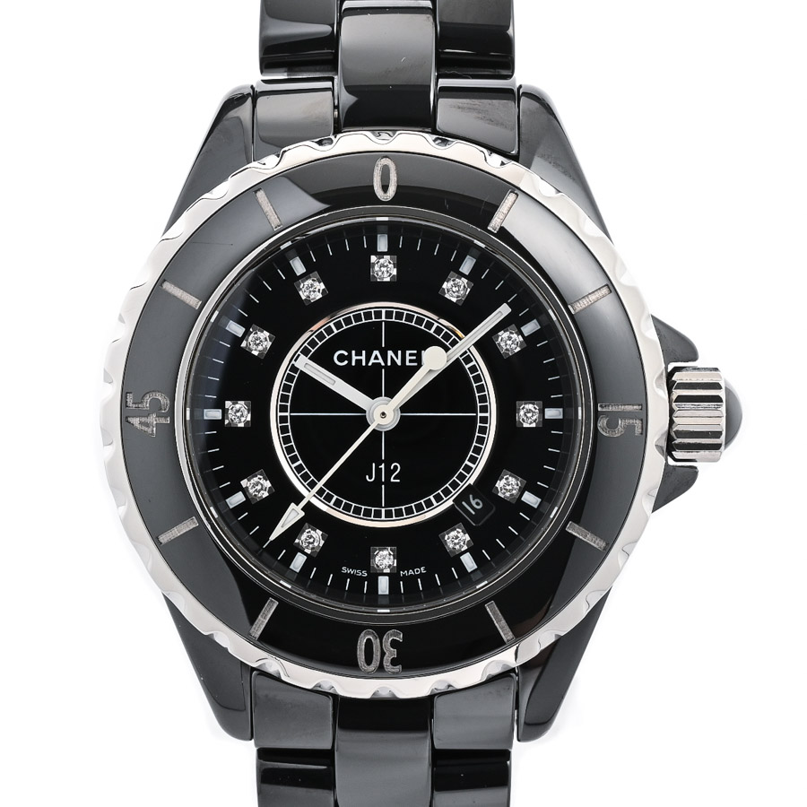 【中古A品】  シャネル J12 33mm  H1625 セラミック SHIBUYA