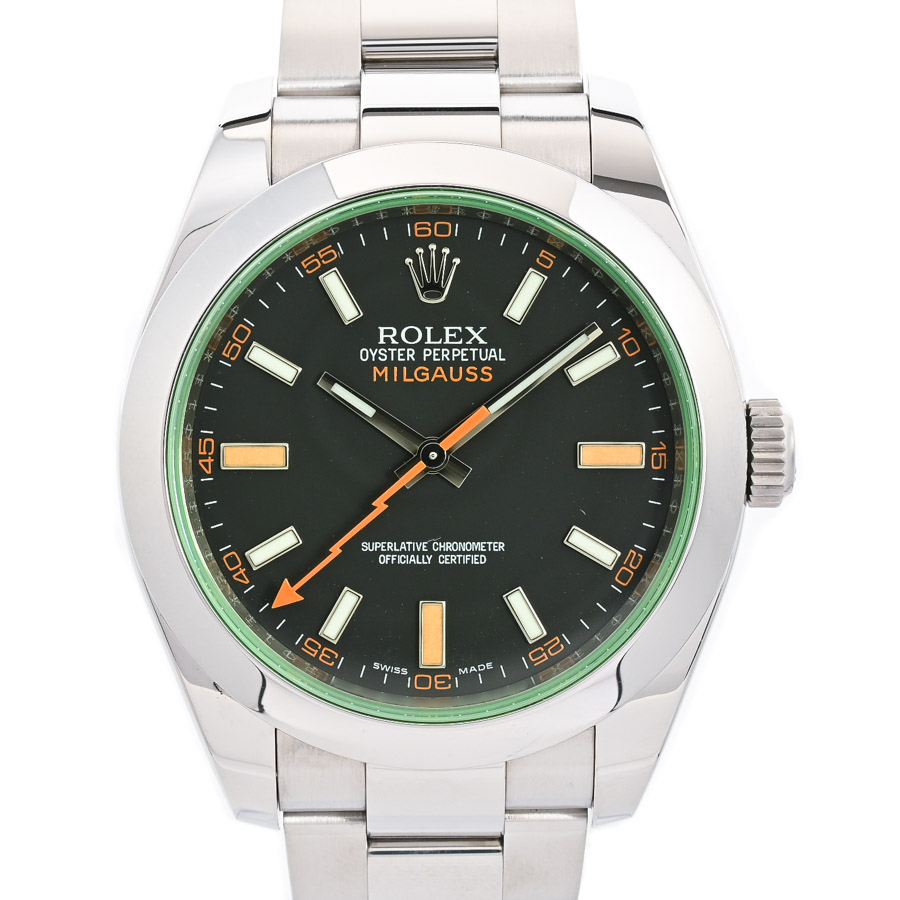 【中古A品】  ロレックス ミルガウス  116400GV ステンレス 元町本店