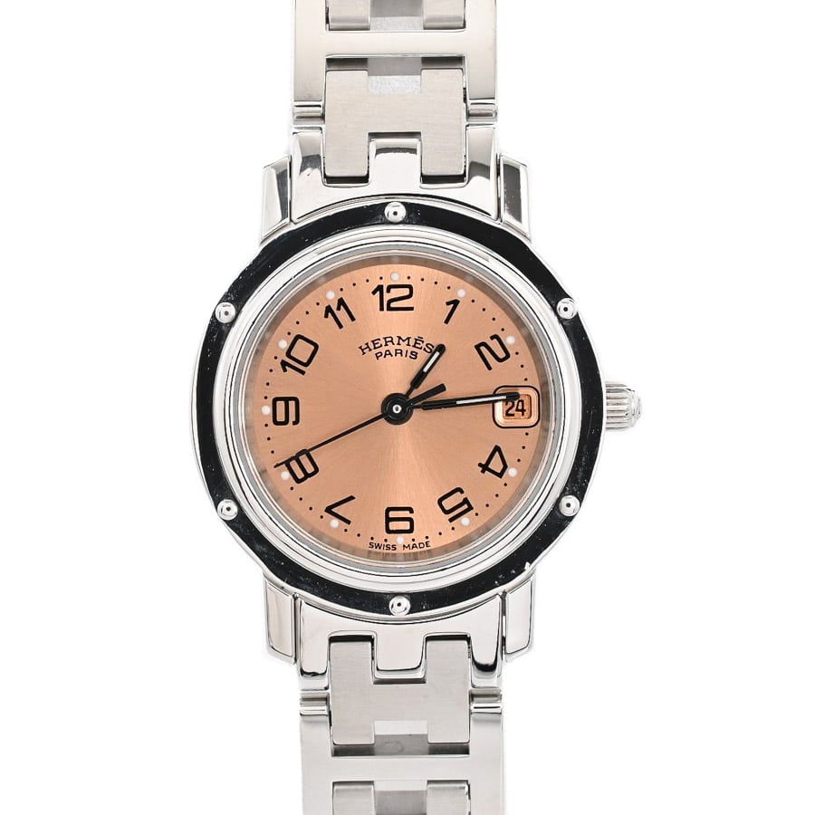 【中古A品】  エルメス クリッパー  CL4.210 ステンレス THE YOKOHAMA FRONT