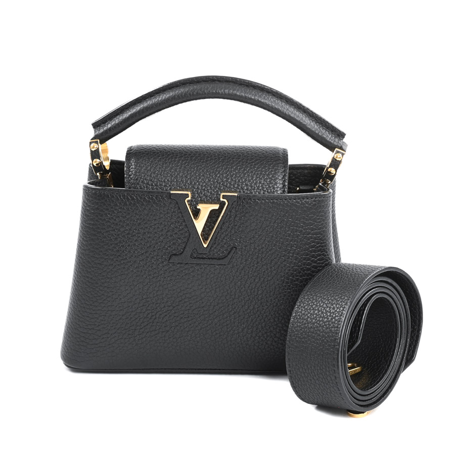 【中古A品】  ルイヴィトン カプシーヌMINI  M56071 トリヨンレザー 銀座