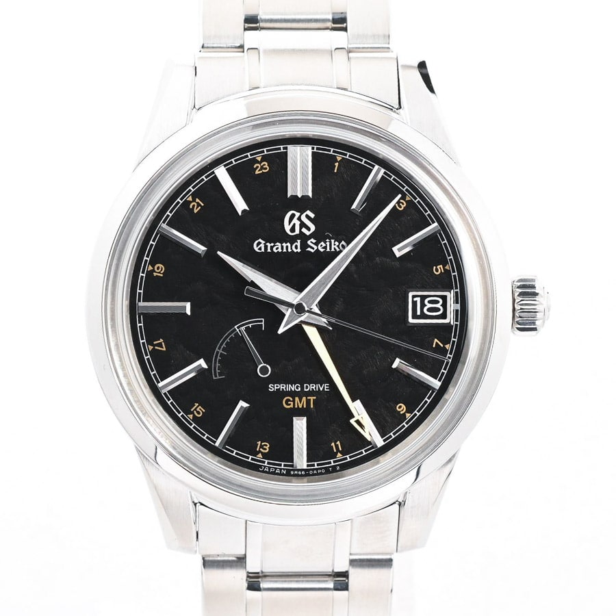 【中古A品】  グランドセイコー エレガンスコレクション スプリングドライブ GMT  SBGE271 ステンレス SHIBUYA