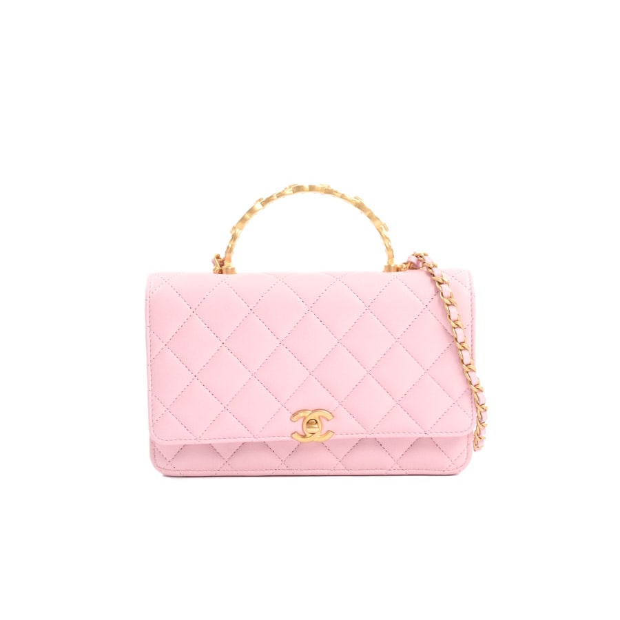 【中古SA品】  シャネル トップハンドルチェーンウォレット  AP3944 ラムスキン 新宿歌舞伎町店