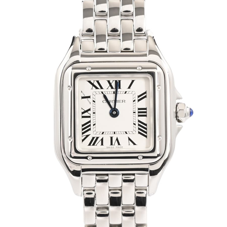 【中古A品】  カルティエ パンテール スクエアSM  WSPN0013 ステンレス 銀座