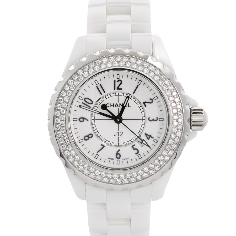 【中古A品】  シャネル J12 33mm  H0967 セラミック 元町本店