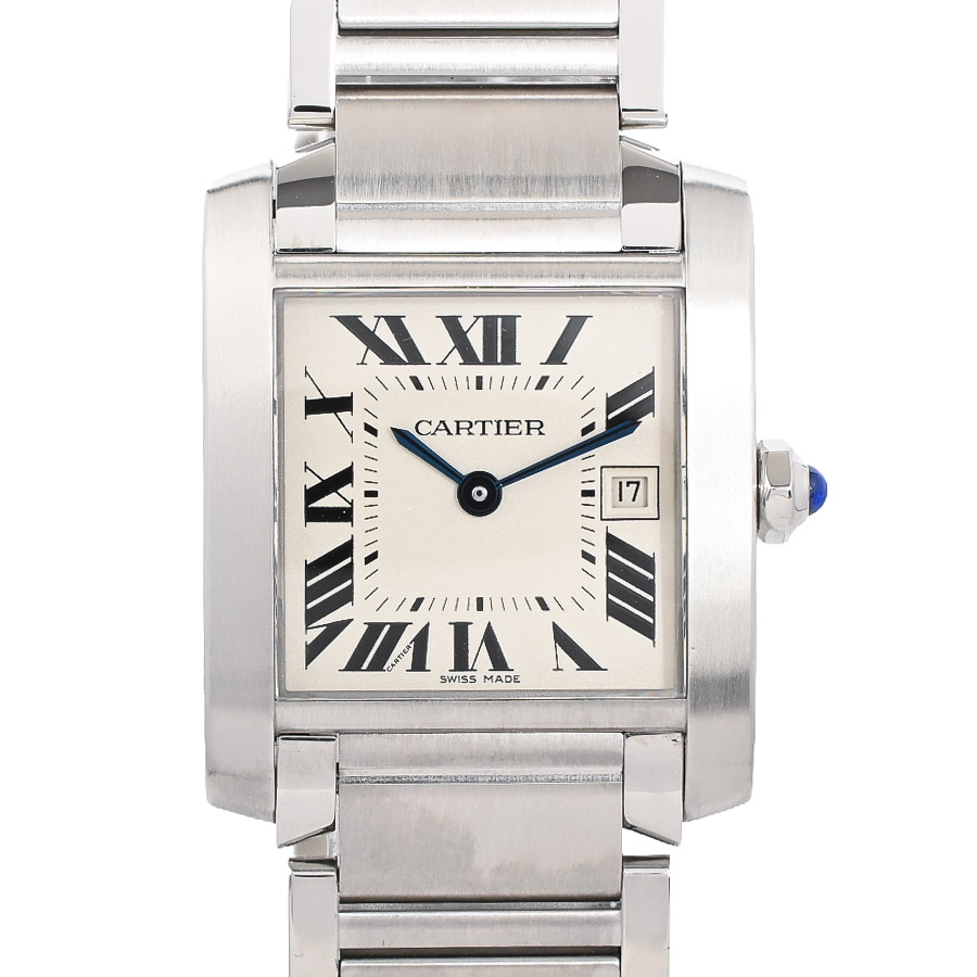 【中古A品】  カルティエ タンクフランセーズ  W51011Q3 ステンレス THE YOKOHAMA FRONT