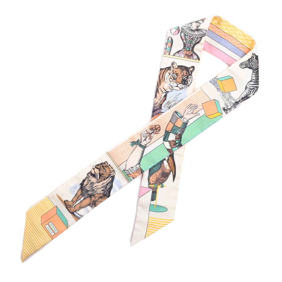 【未使用品】  エルメス ツイリー   シルク 銀座