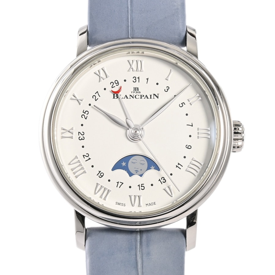 【中古A品】  ブランパン ヴィルレ デイト ムーンフェイズ  6106-1127-55A ステンレス 銀座