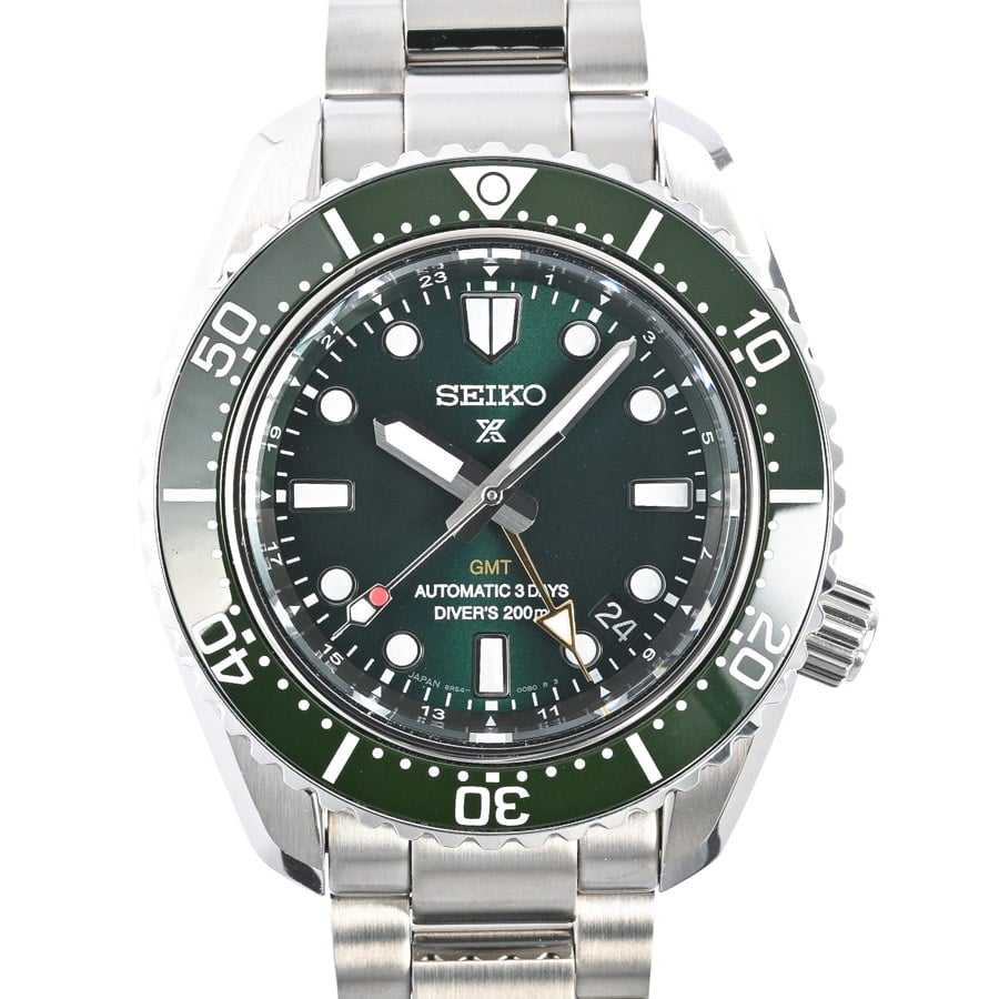 【中古A品】  セイコー プロスペックス ダイバースキューバ GMT  SBEJ009 ステンレス SHIBUYA