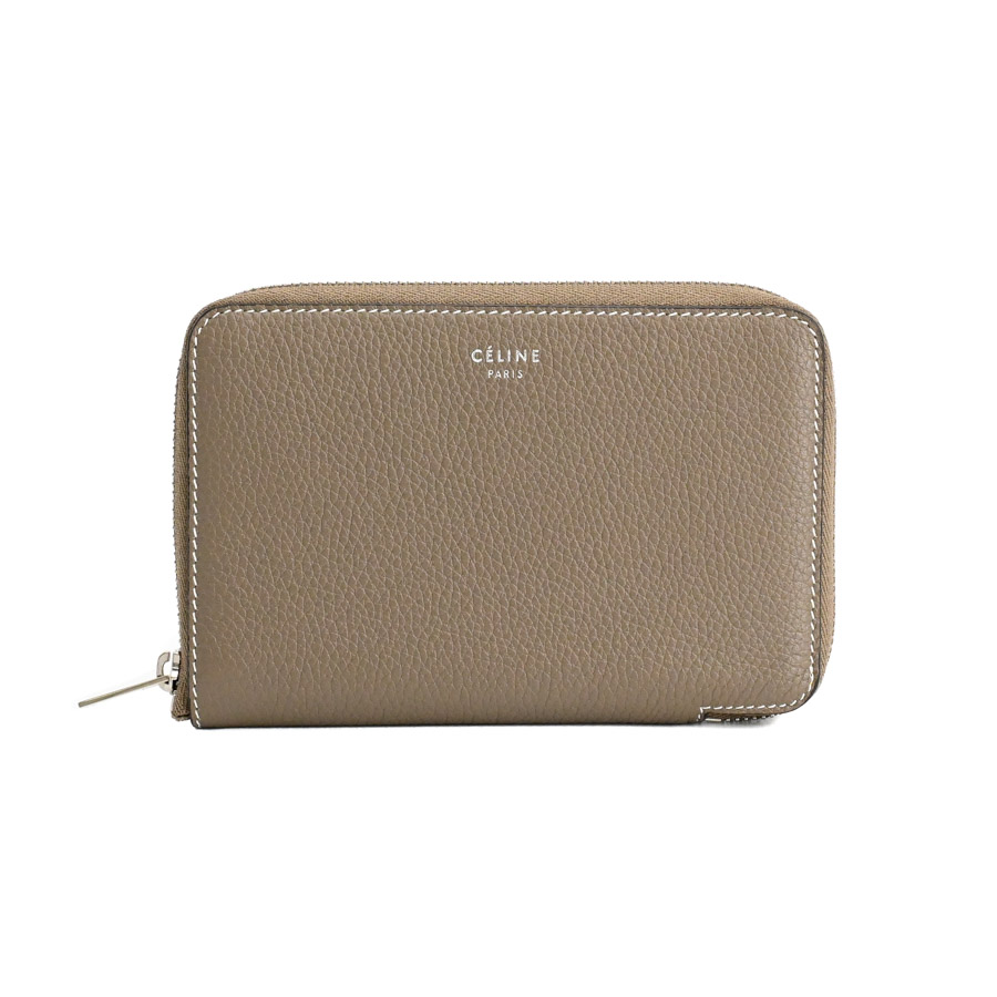 【中古A品】  セリーヌ ミディアムウォレット  104393 カタオシレザー 元町本店