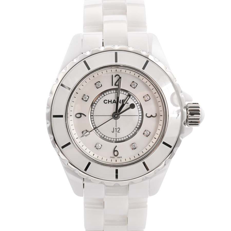 【中古A品】  シャネル J12 33mm  H2422 セラミック 元町本店