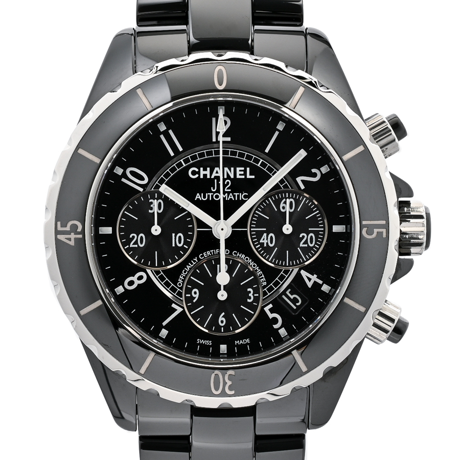 【中古A品】  シャネル J12 クロノグラフ 41mm  H0940 セラミック 横浜関内店