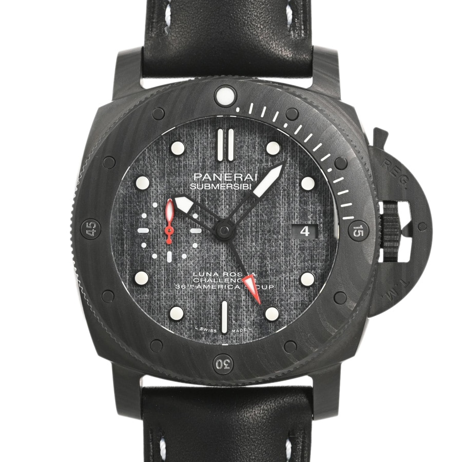 【中古A品】  パネライ サブマージブル ルナ・ロッサGMT  PAM01039 カーボン SHIBUYA