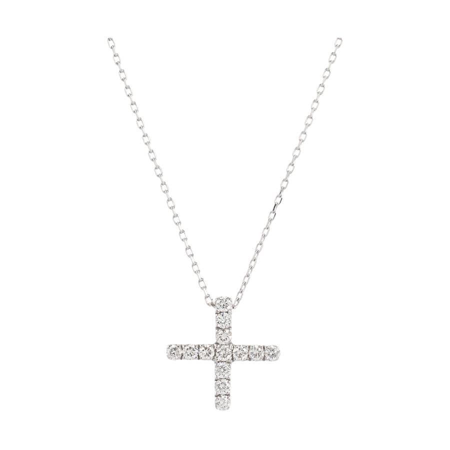 【中古A品】  グッチ クロス   K18ホワイトゴールド 元町本店