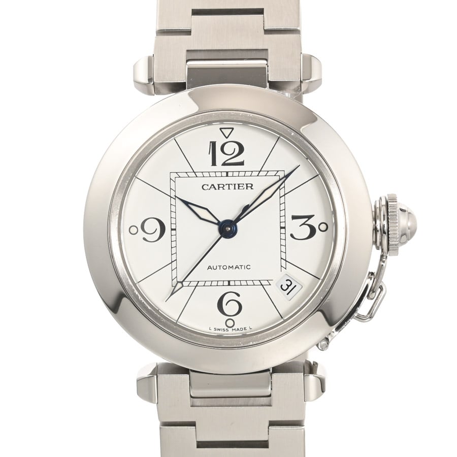 【中古A品】  カルティエ パシャC  W31074M7 ステンレス THE YOKOHAMA FRONT