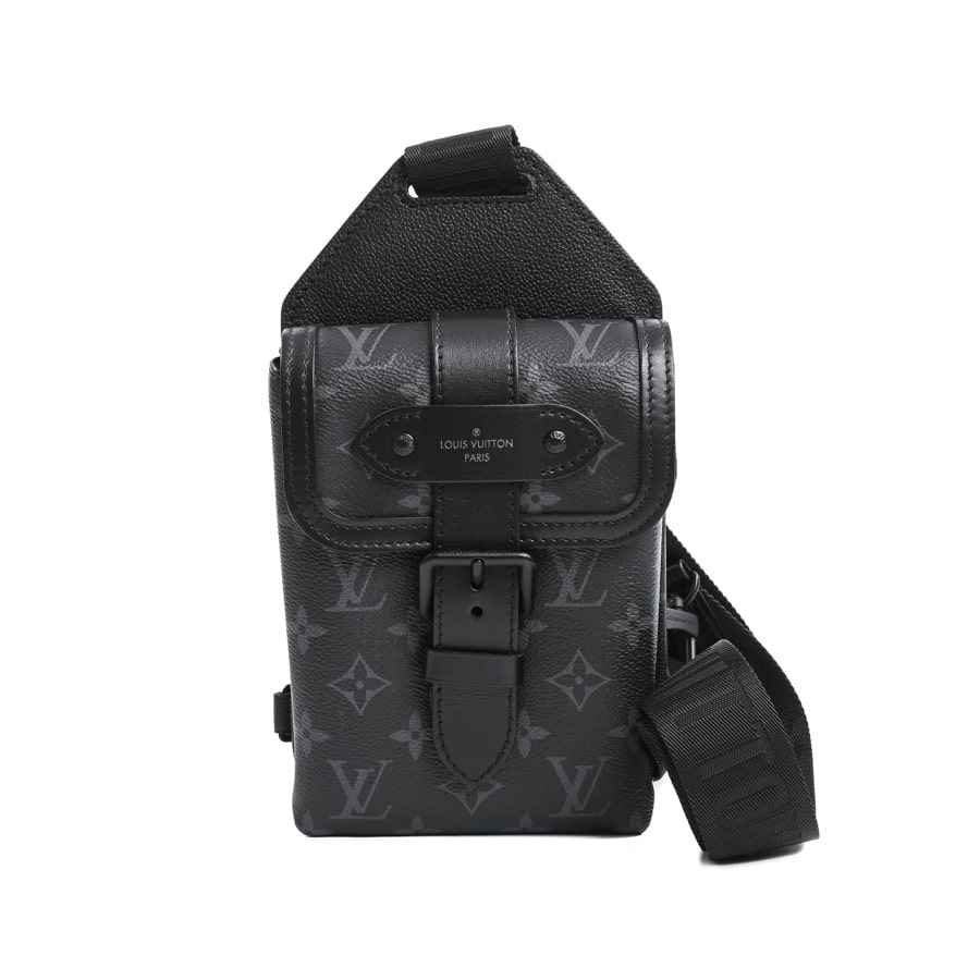 【中古A品】  ルイヴィトン ソミュールスリングバッグ モノグラムエクリプス M45912  新宿歌舞伎町店