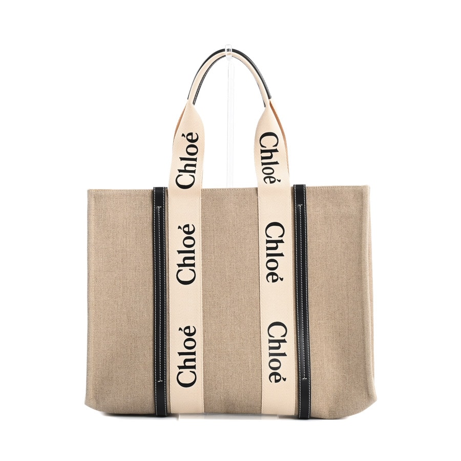 【中古A品】  クロエ WOODYラージトートバッグ  CHC22AS382 リネン 横浜関内店