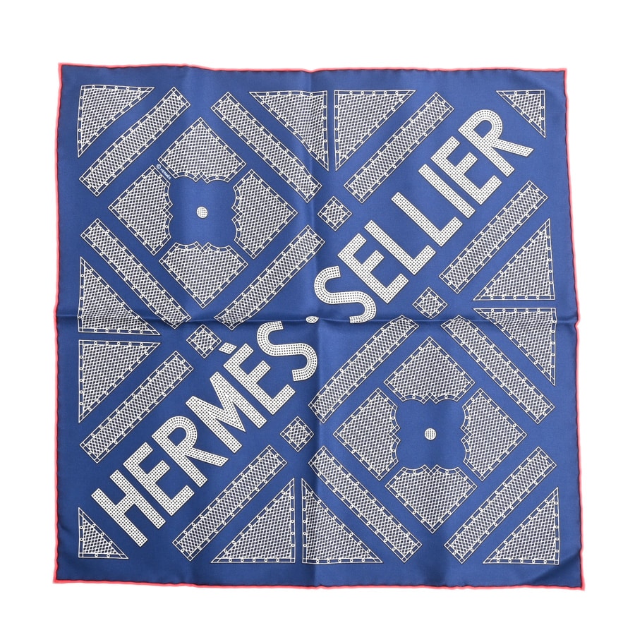 【未使用品】  エルメス ガヴロッシュ45   シルク 銀座