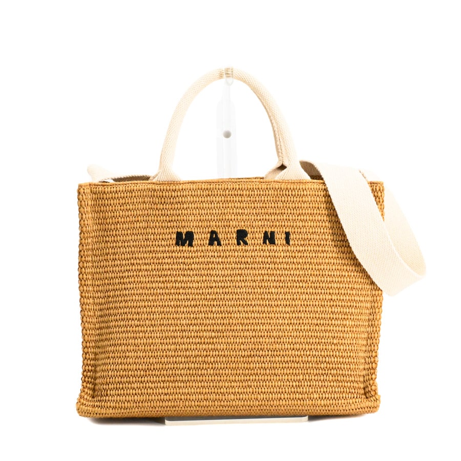 ナチュラルトートバッグスモール(約W31.5xH23xD13cm(実寸) ブラウン