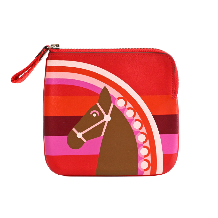 【中古AB品】  エルメス カレポケットポーチ   ヴォースイフト 銀座