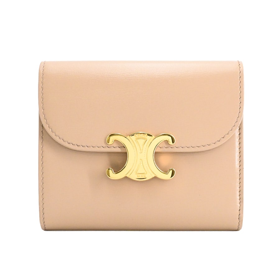 【中古A品】  セリーヌ スモールフラップウォレット   カーフ THE YOKOHAMA FRONT