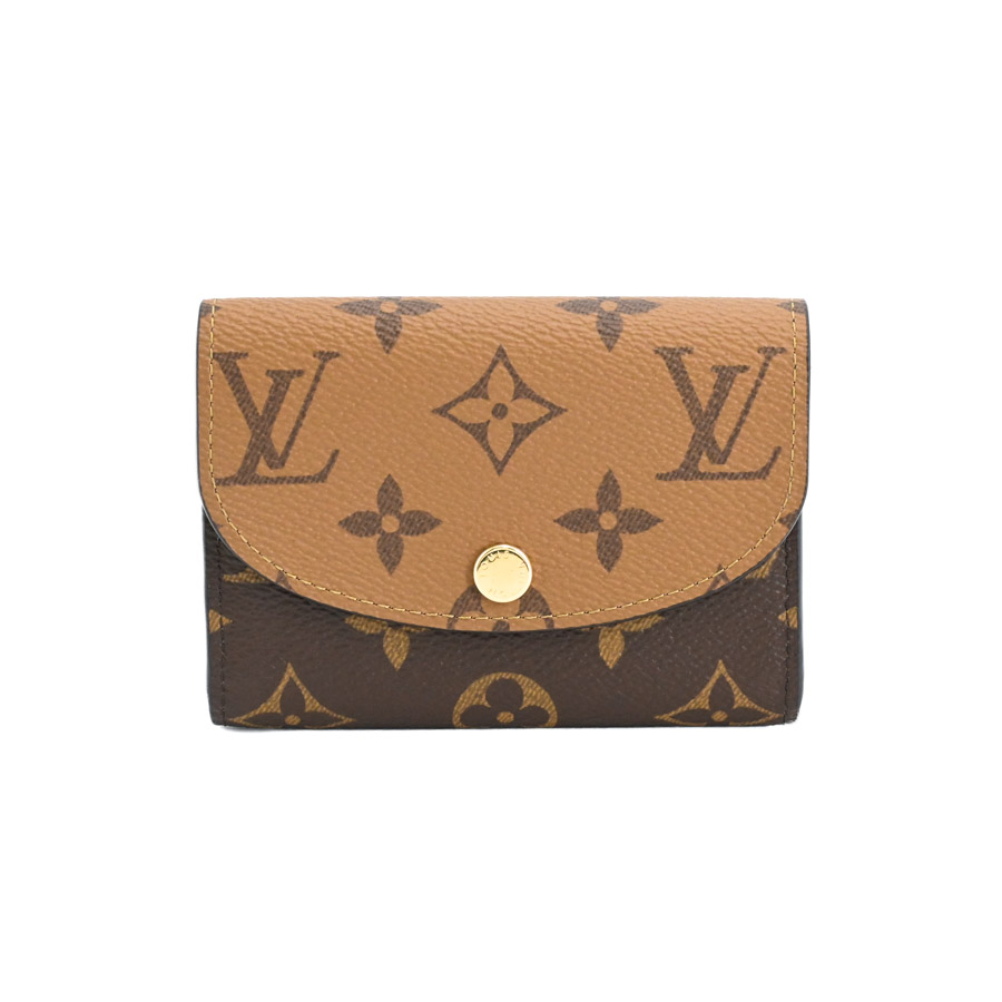 【未使用品】  ルイヴィトン ポルトモネロザリ モノグラムリバース M82333  元町本店
