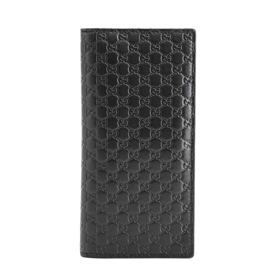 【中古AB品】  グッチ 2つ折り札入れ  449245 マイクログッチシマ 元町本店