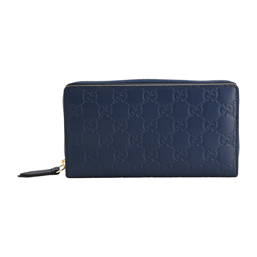 【中古SA品】  グッチ ラウンドファスナー財布  438296 グッチシマ 横浜関内店