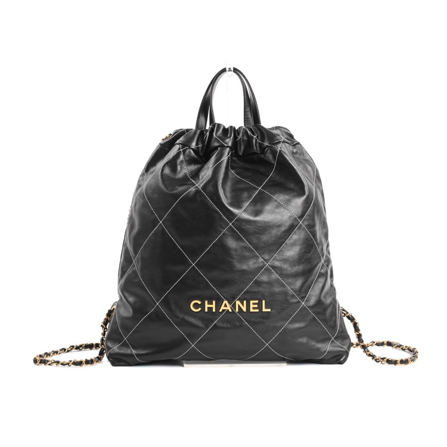 【中古A品】  シャネル CHANEL22ラージバックパック CHANEL22 AS3313 カーフ 横浜関内店