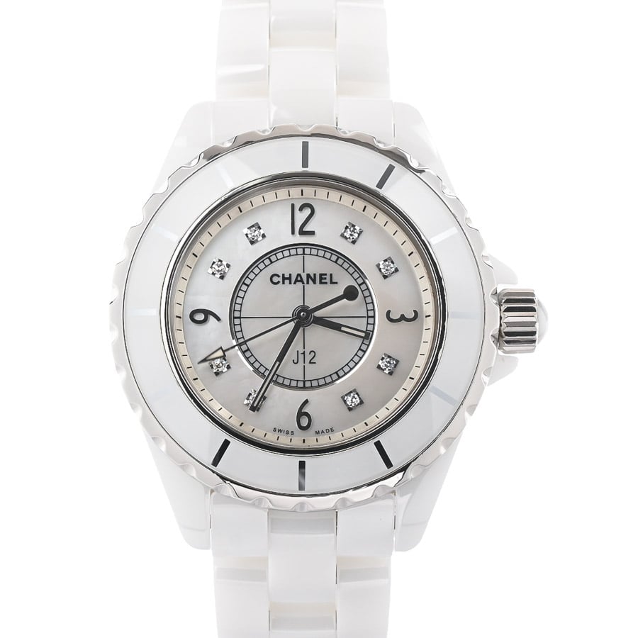 【中古A品】  シャネル J12 33mm  H2422 セラミック 元町本店