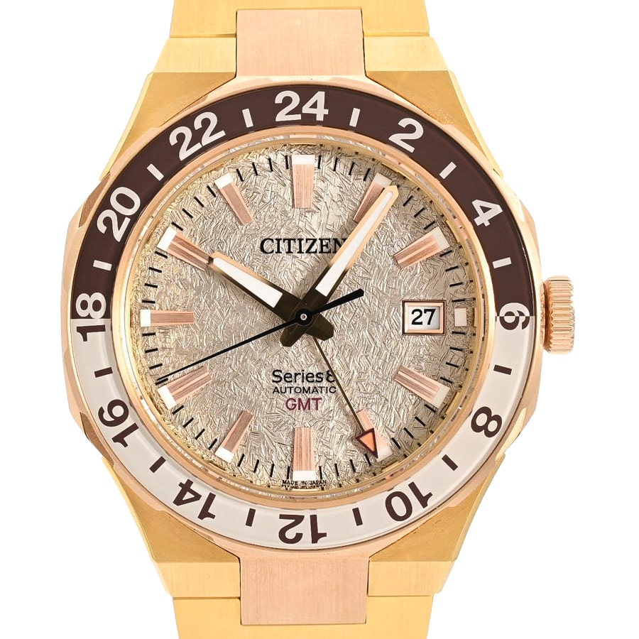 【中古A品】  シチズン シリーズエイト 880 メカニカル GMT  NB6032-53P ゴールドメッキ SHIBUYA