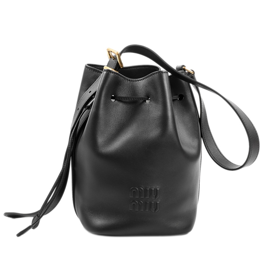 【中古SA品】  ミュウミュウ バケットバッグ  5BE090 カーフ 横浜関内店