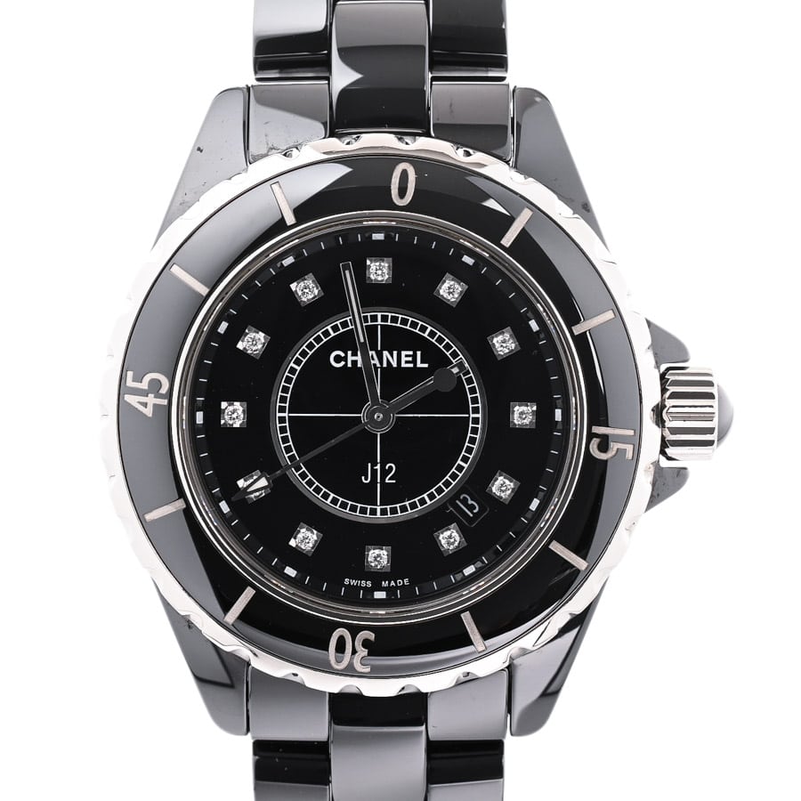 【中古A品】  シャネル J12 33mm  H1625 セラミック THE YOKOHAMA FRONT