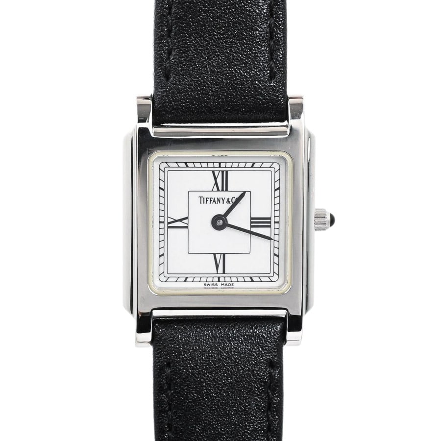 【中古A品】  ティファニー クラシック スクエア   ステンレス SHIBUYA